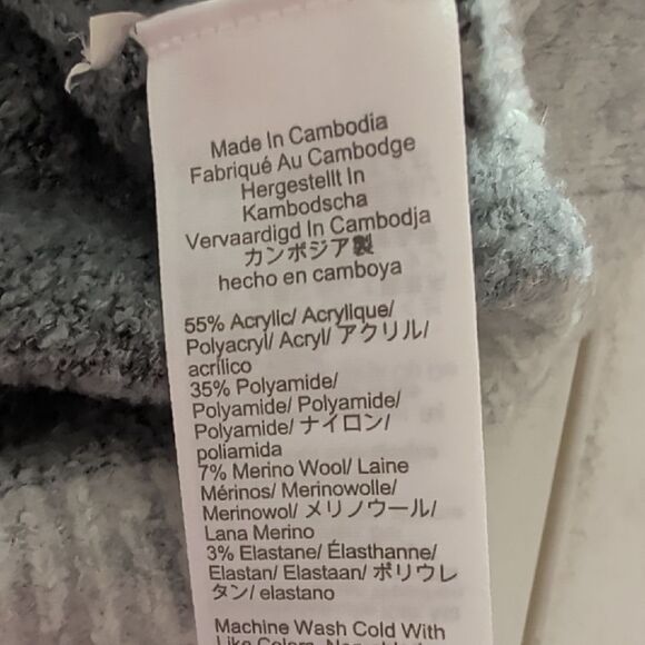 J. Crew Women's Black, Gray, and Cream Sweater - Picture 7 of 7